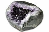 Sparkly Deep-Purple Amethyst Geode - Uruguay #345953-2